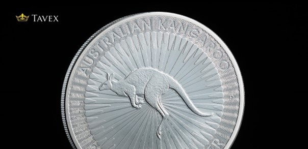revers srebrnog Australijskog kengura